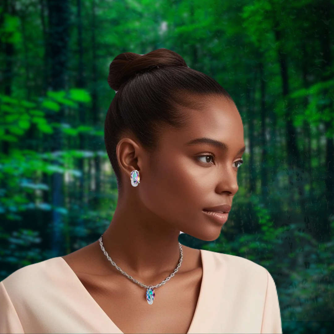 Emerald Elegance Jewelry Gift Set