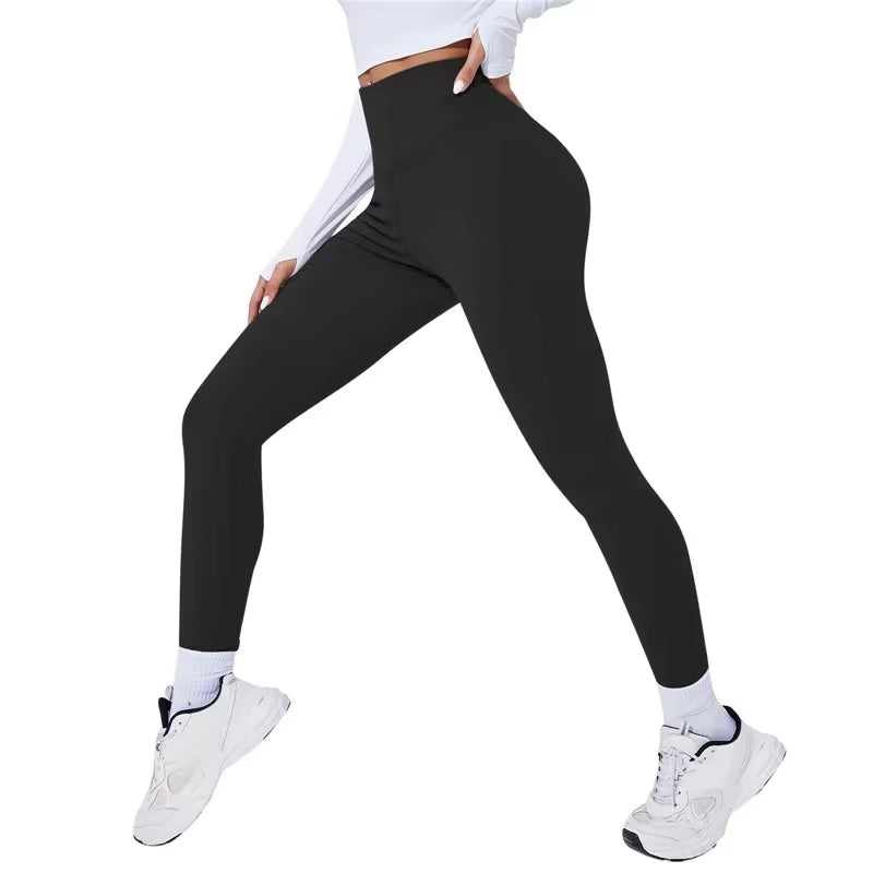 High Waist Yoga Warm Leggins Sports Tights Thermal Woman Running Pants Sexy Butt Lifting Leggings Push up Panties Gym Fitness