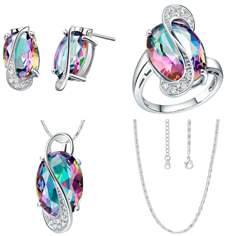 Emerald Elegance Jewelry Gift Set