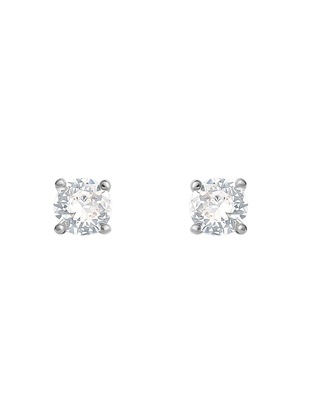 Brilliance Fine Women'S Silver Plated Brass Cubic Zirconia Tennis Necklace and Earring Set