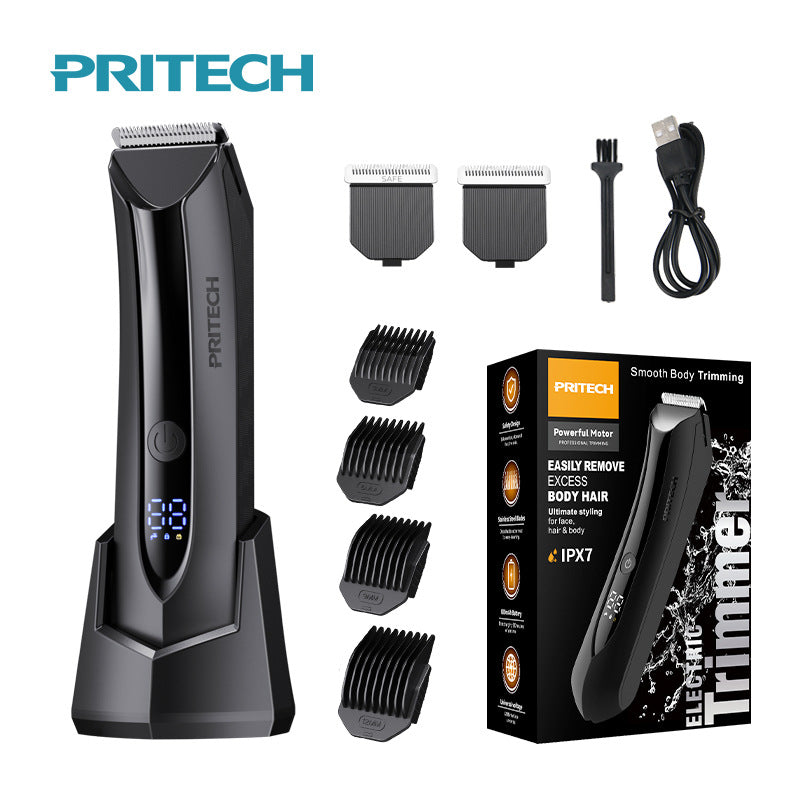 Electric Shaver with Digital Display