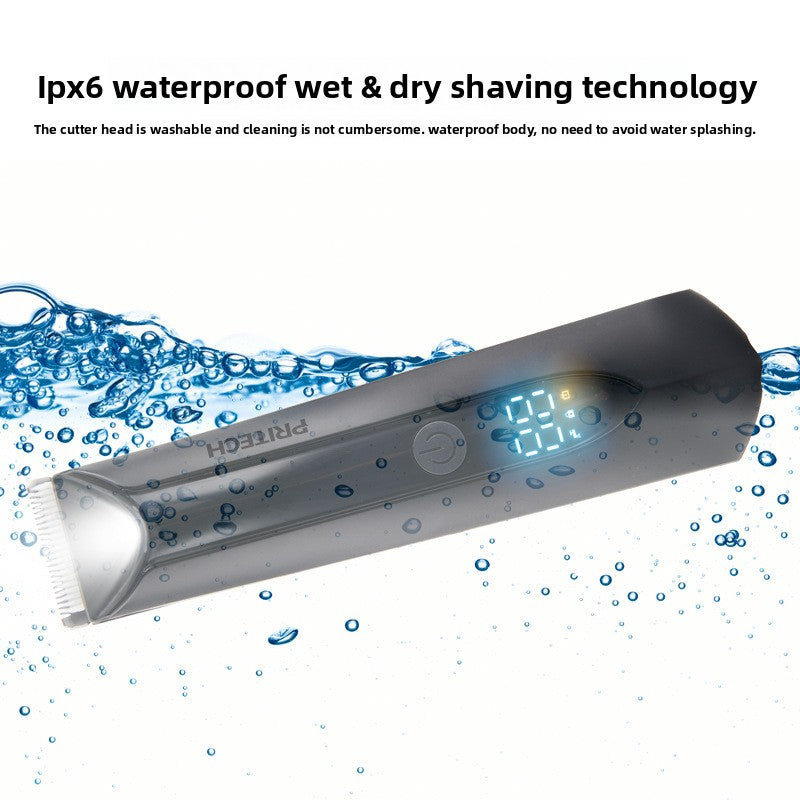 Electric Shaver with Digital Display