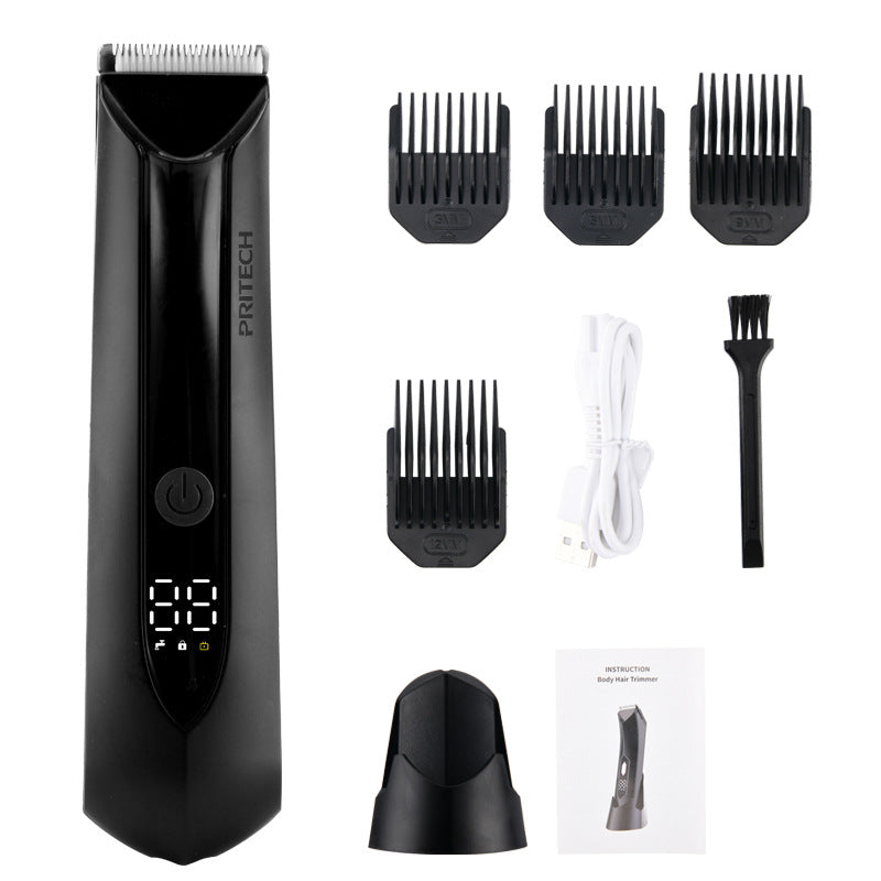 Electric Shaver with Digital Display