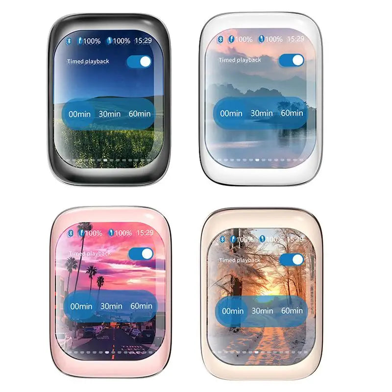 Touch Screen Earbuds Smart Earbuds Wireless Earbuds Slider Earphones Cordless Earbuds Full Color Touchscreen Ear Buds In-Ear