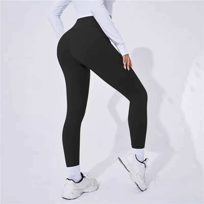 High Waist Yoga Warm Leggins Sports Tights Thermal Woman Running Pants Sexy Butt Lifting Leggings Push up Panties Gym Fitness